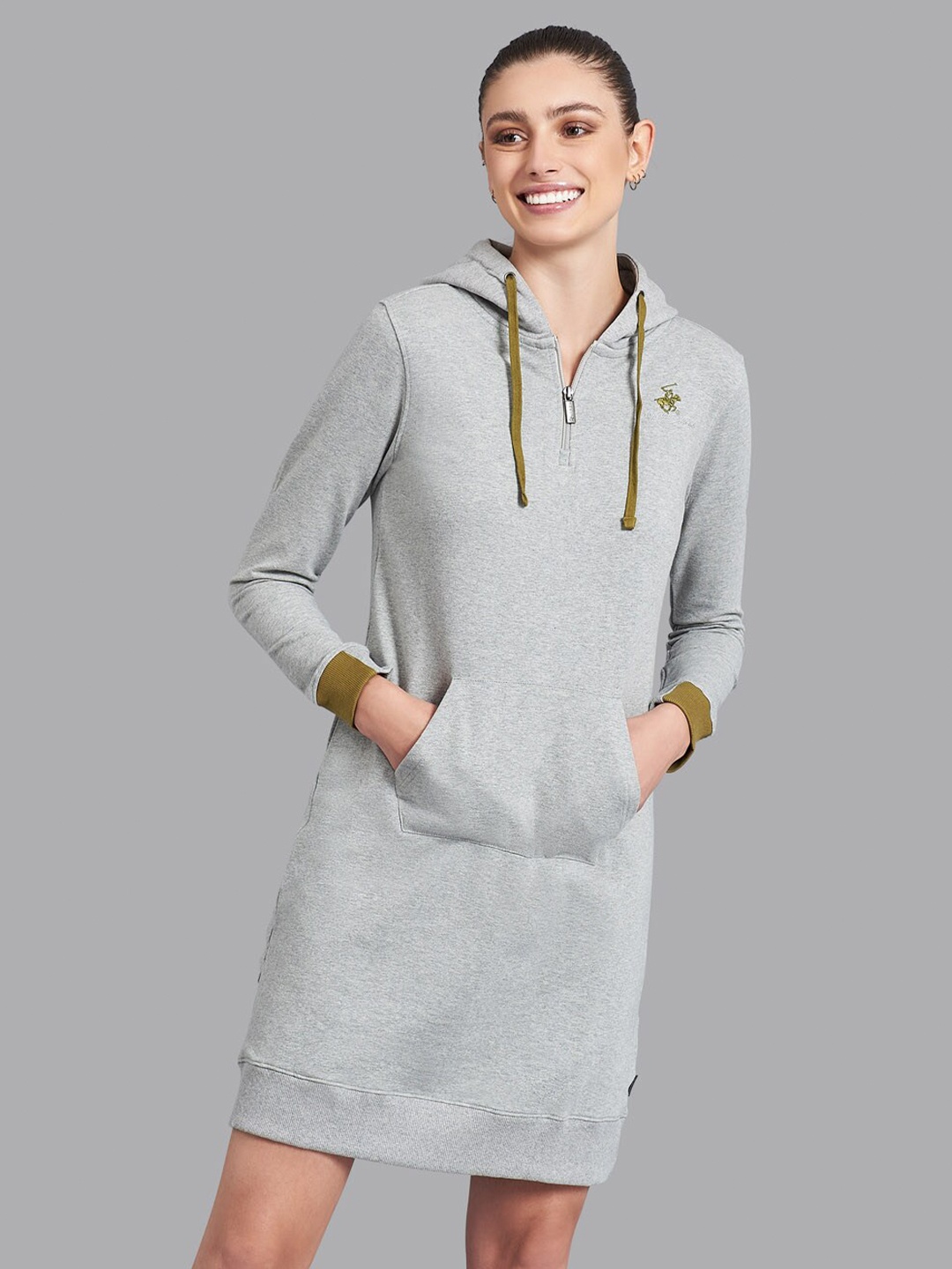 

Beverly Hills Polo Club Grey T-shirt Dress