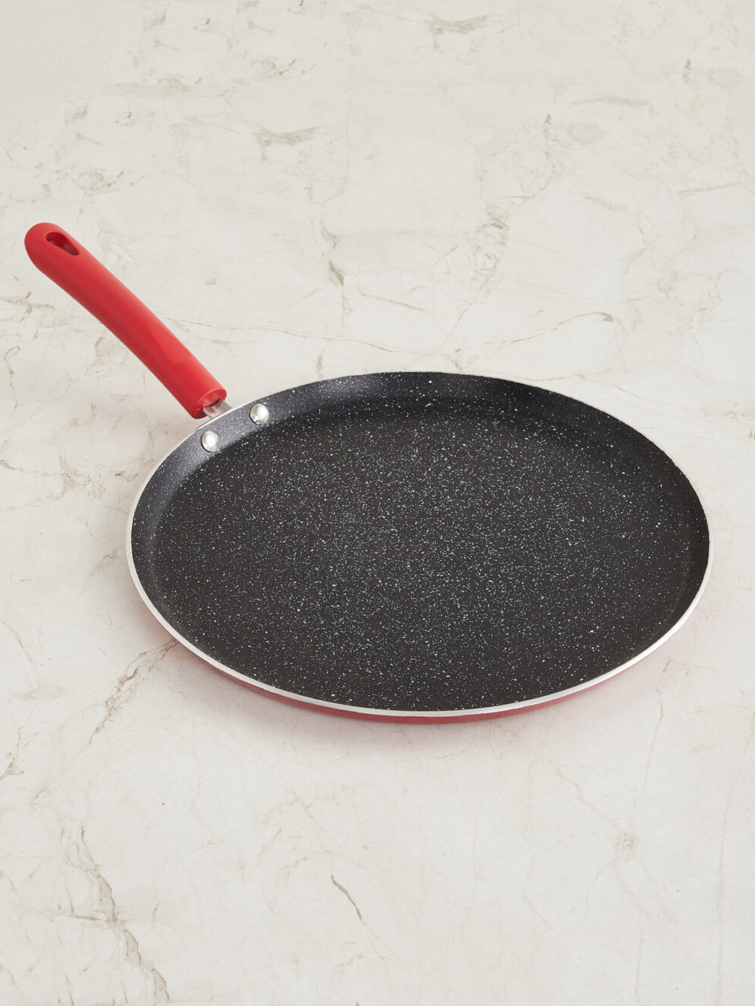 

Home Centre Red & Black Solid Aluminium Tawa
