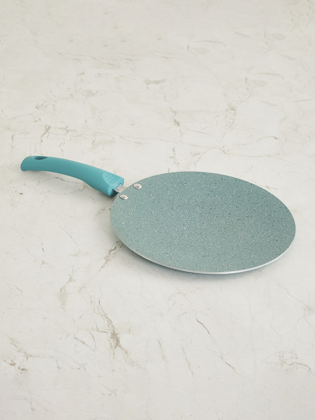 

Home Centre Teal Blue Solid Aluminium Tawa