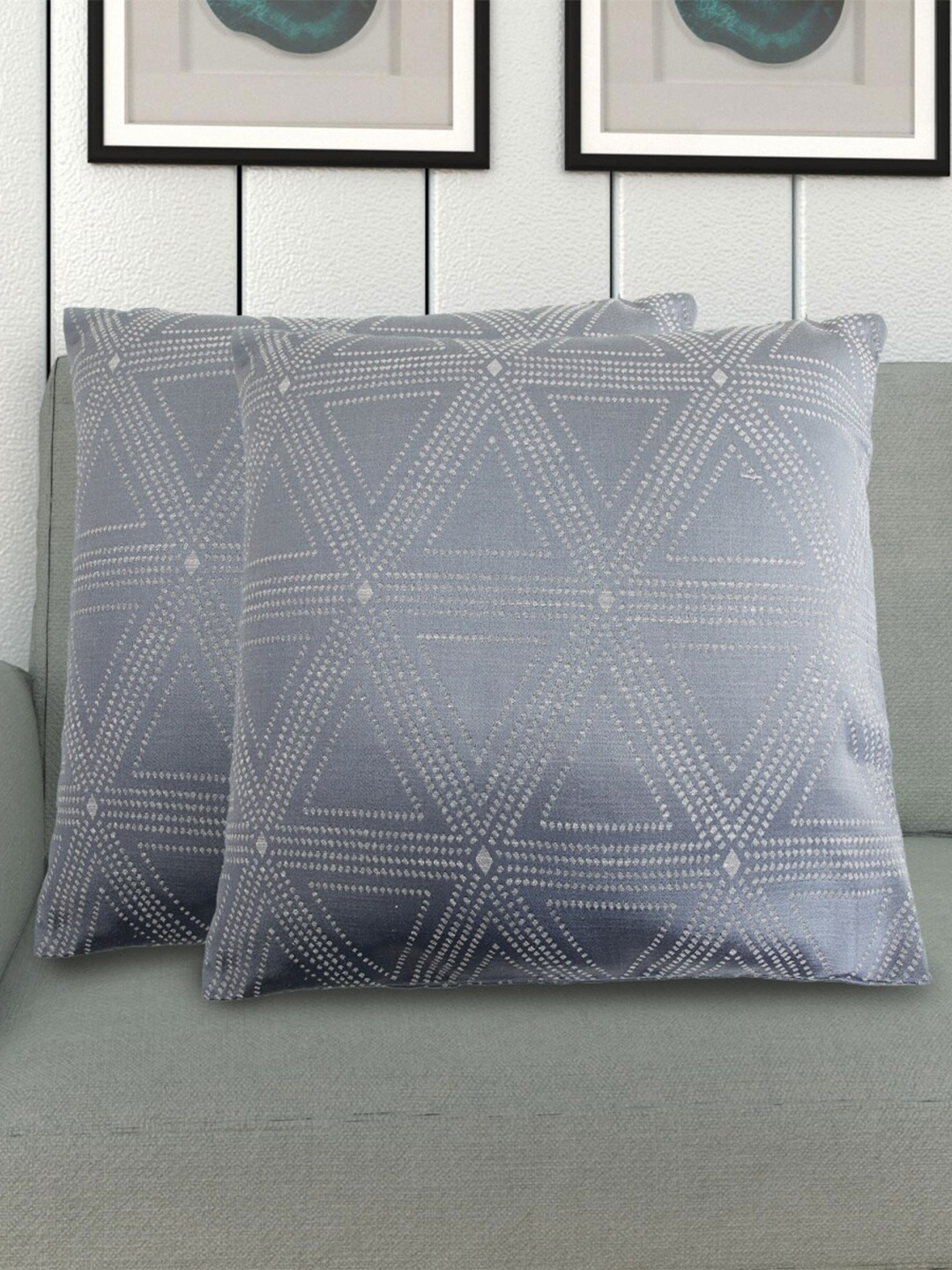 

Home Centre Set Of 2 Assorted Geometric Rectangle Cushion Covers