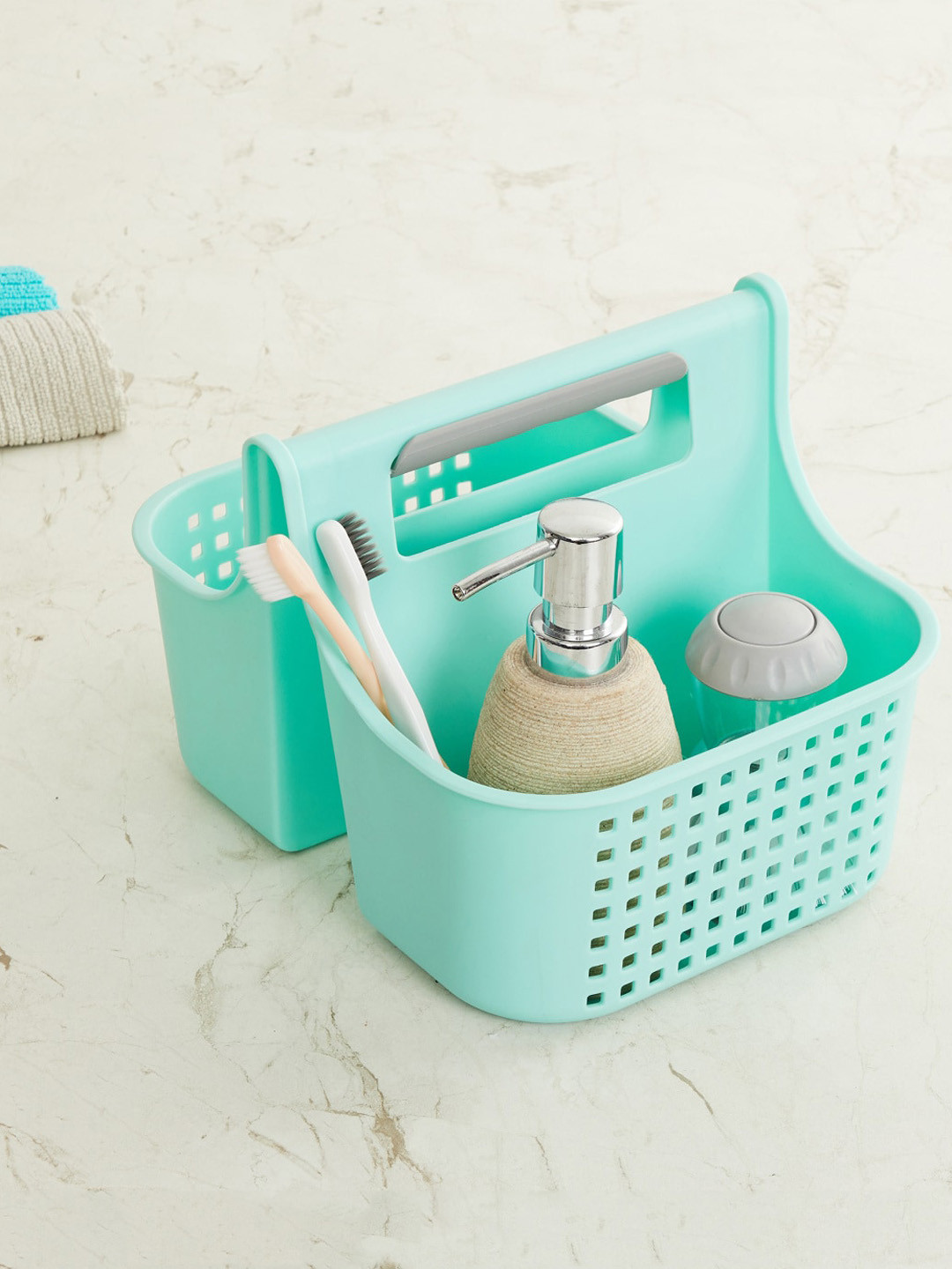 

Home Centre Green Plastic Bathroom Accessories