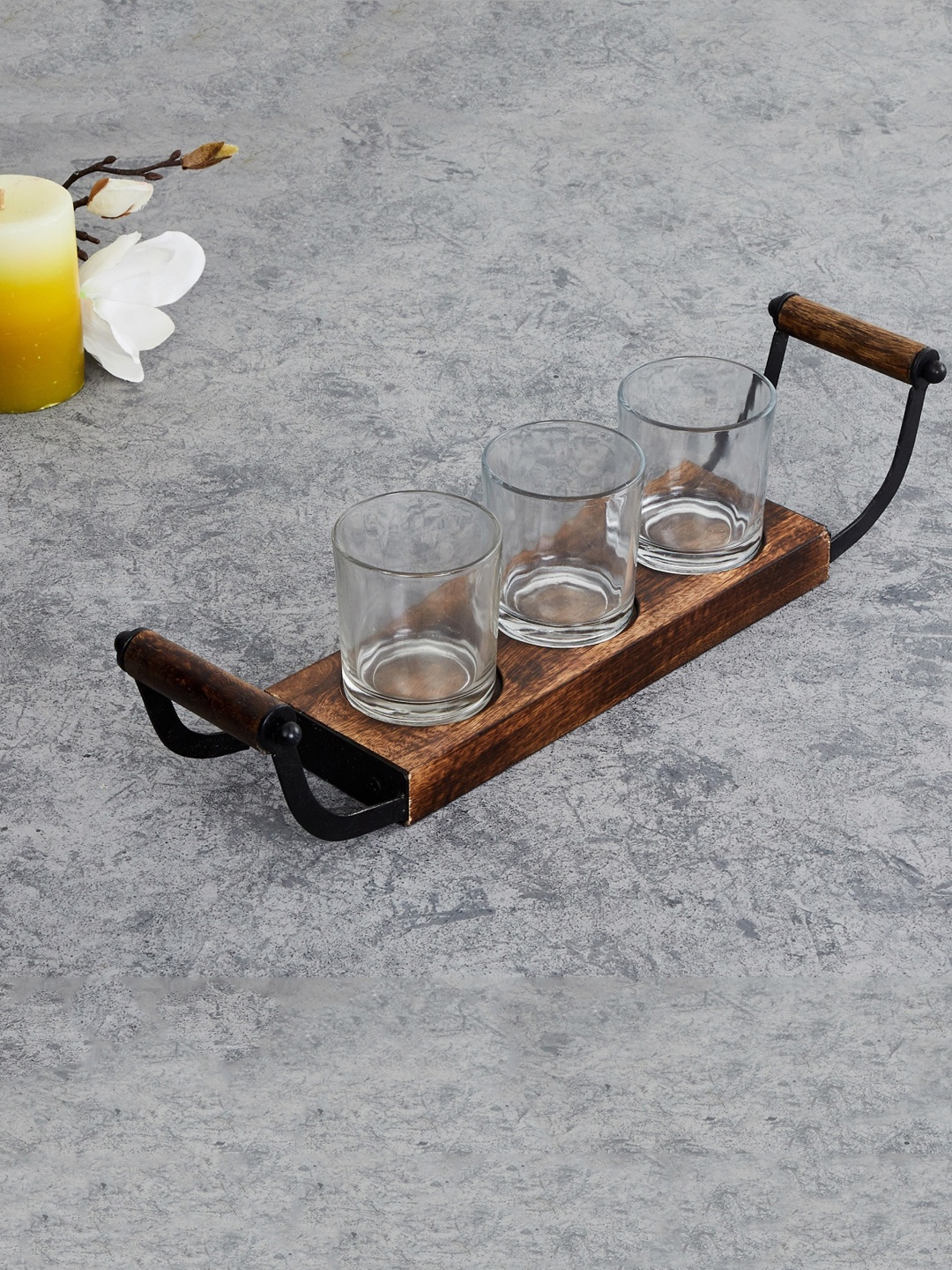 

Home Centre Assorted Glass Candle Holders
