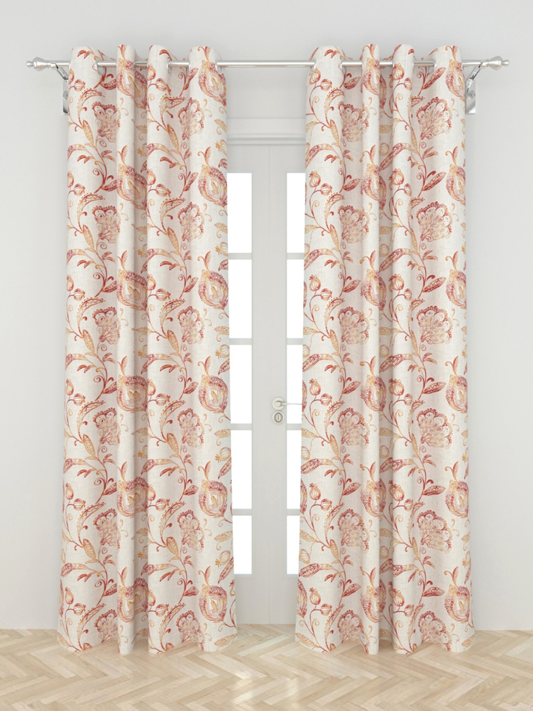 

Home Centre Assorted Set of 2 Floral Door Curtain