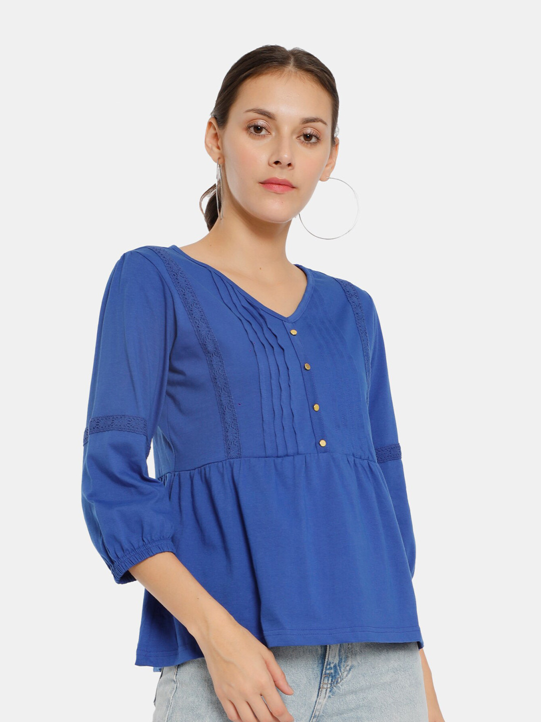 

Cherokee Blue A-Line Top