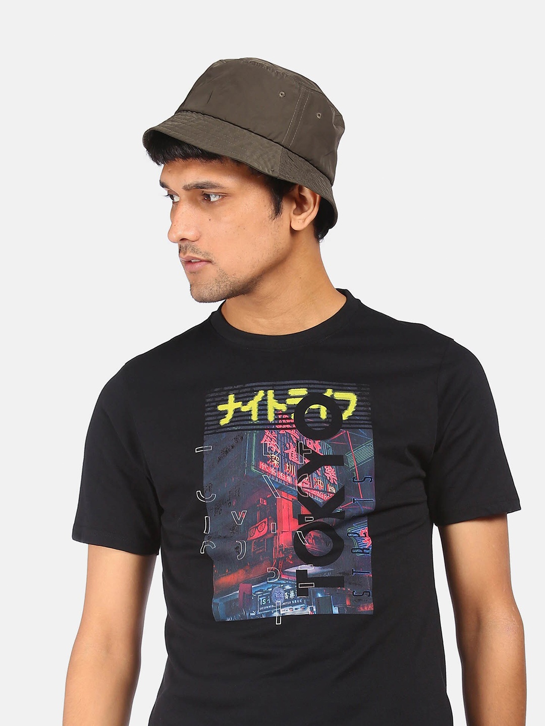 

Colt Men Black Printed T-shirt