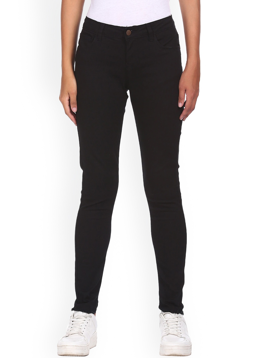 

Cherokee Women Black Clean Look Skinny Fit Stretchable Jeans
