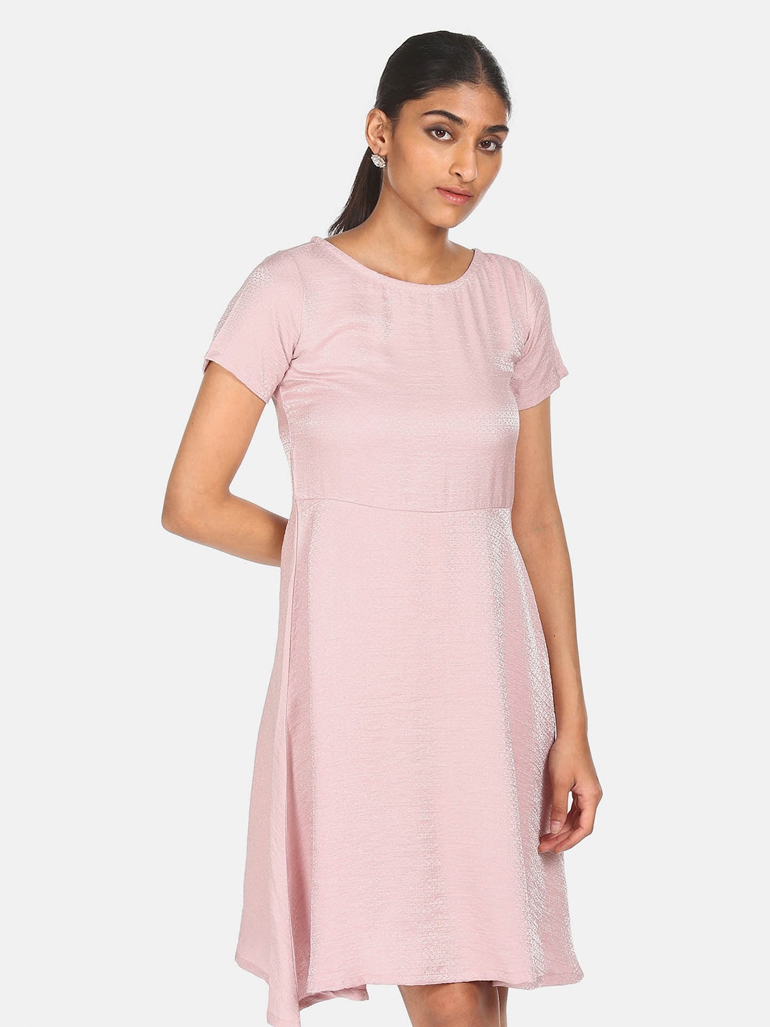 

Sugr Pink Patterned Dress