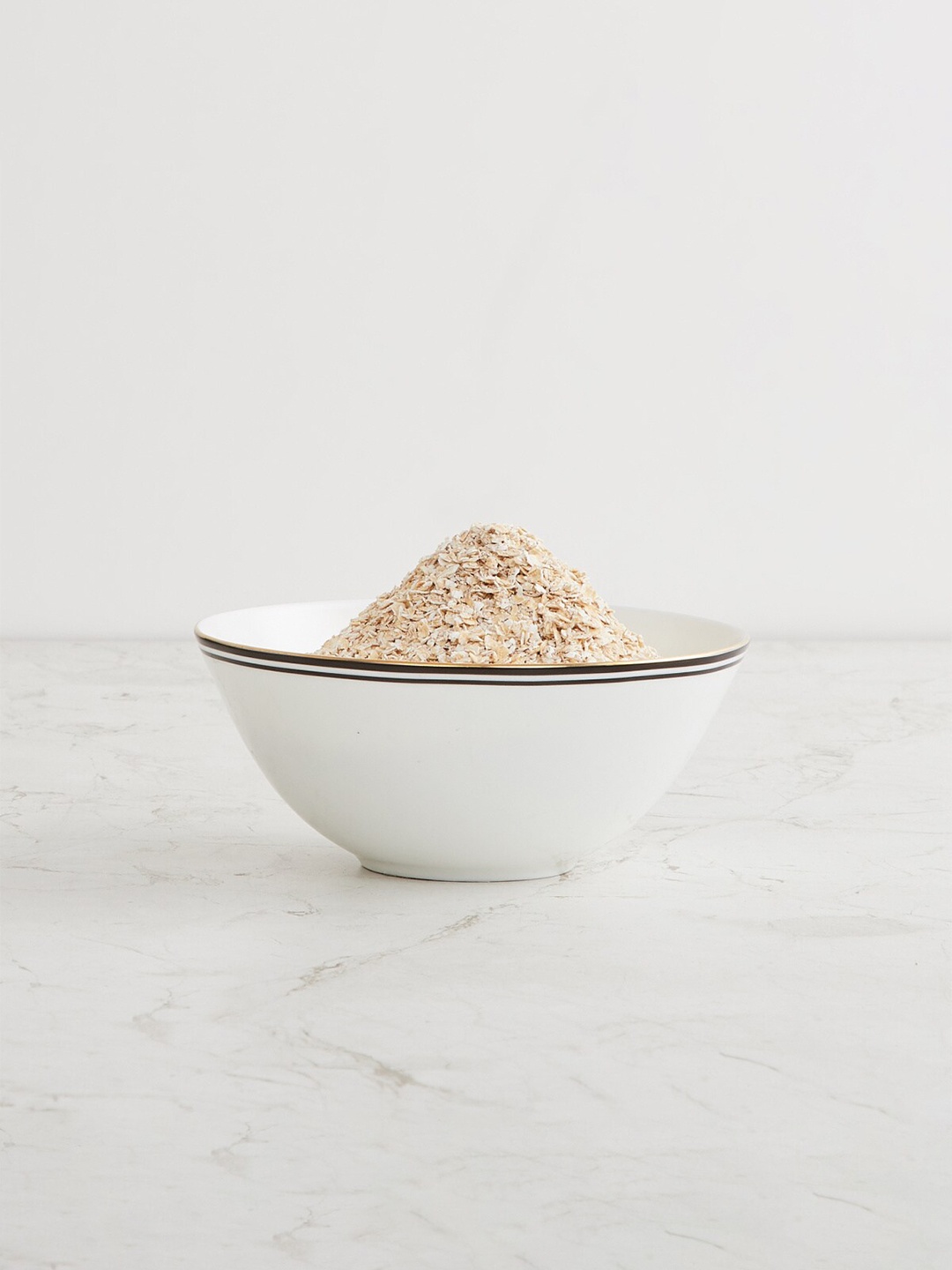 

Home Centre Black & White Solid Bone China Bowl
