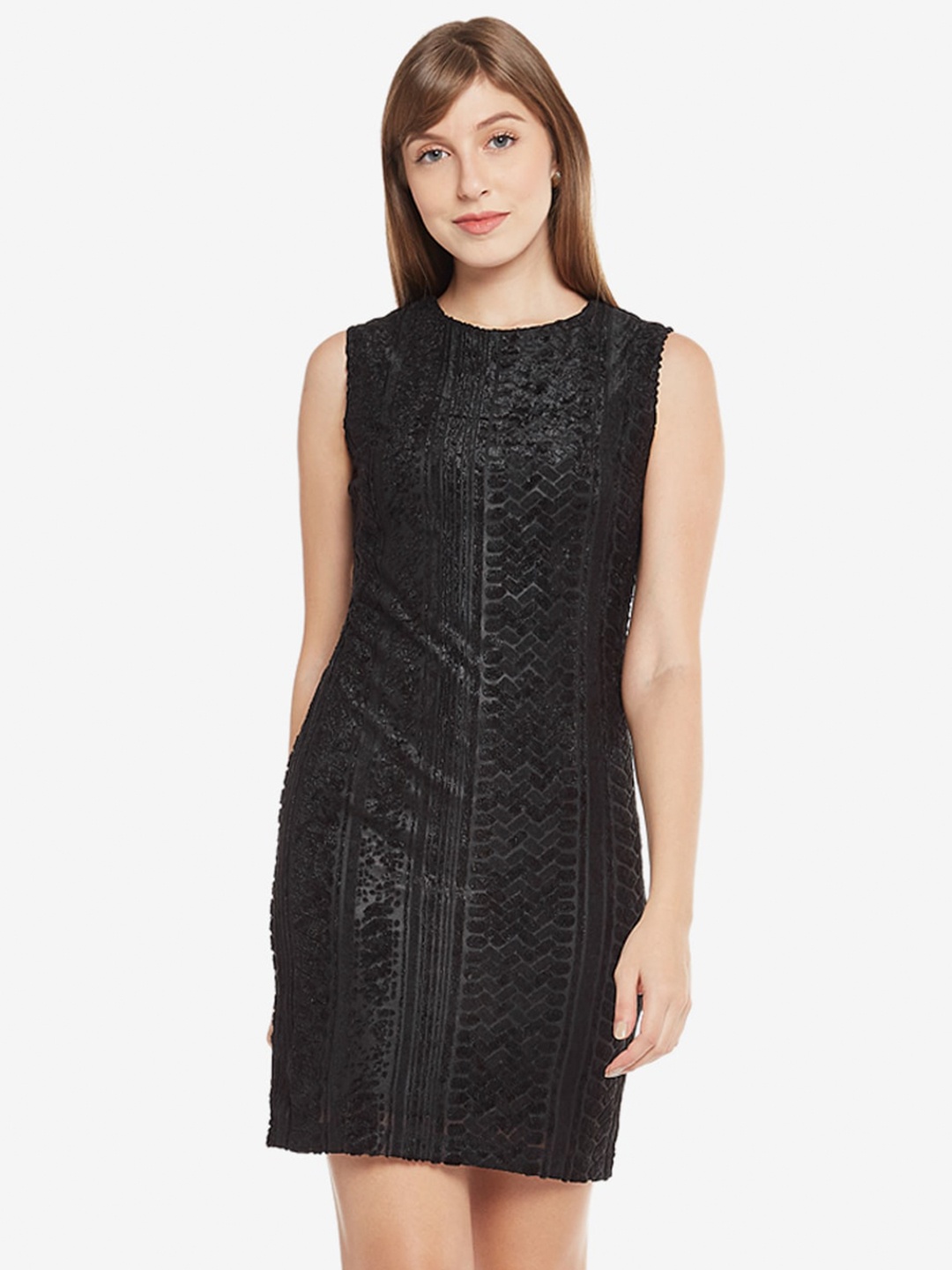 

Emmyrobe Black Sheath Mini Dress