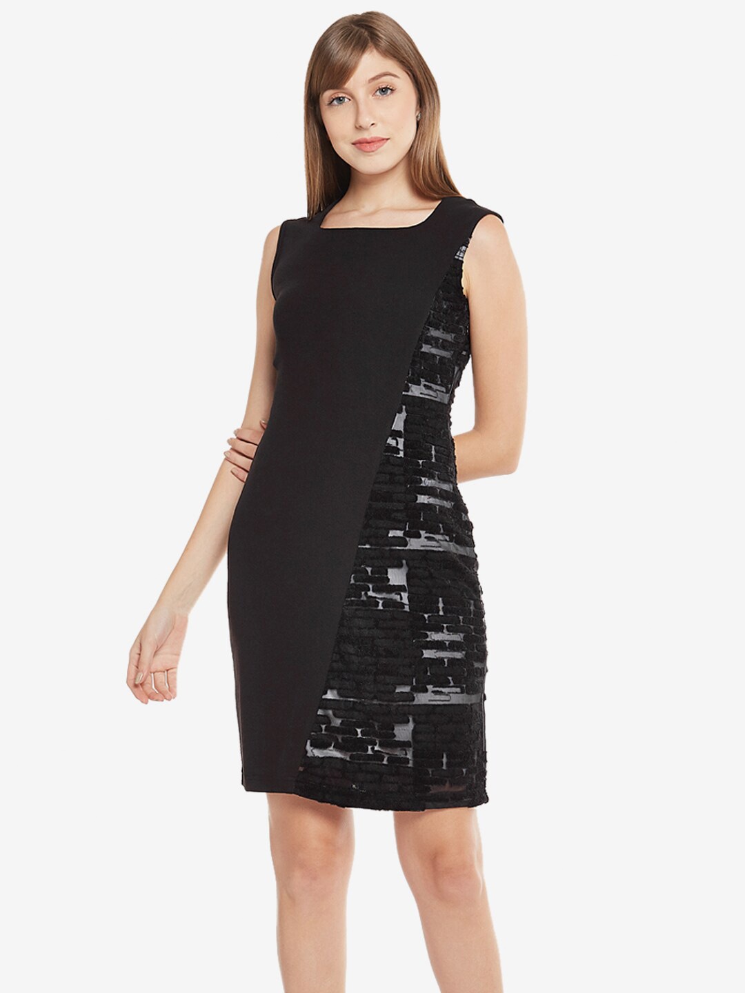 

Emmyrobe Black Embellished Sheath Dress