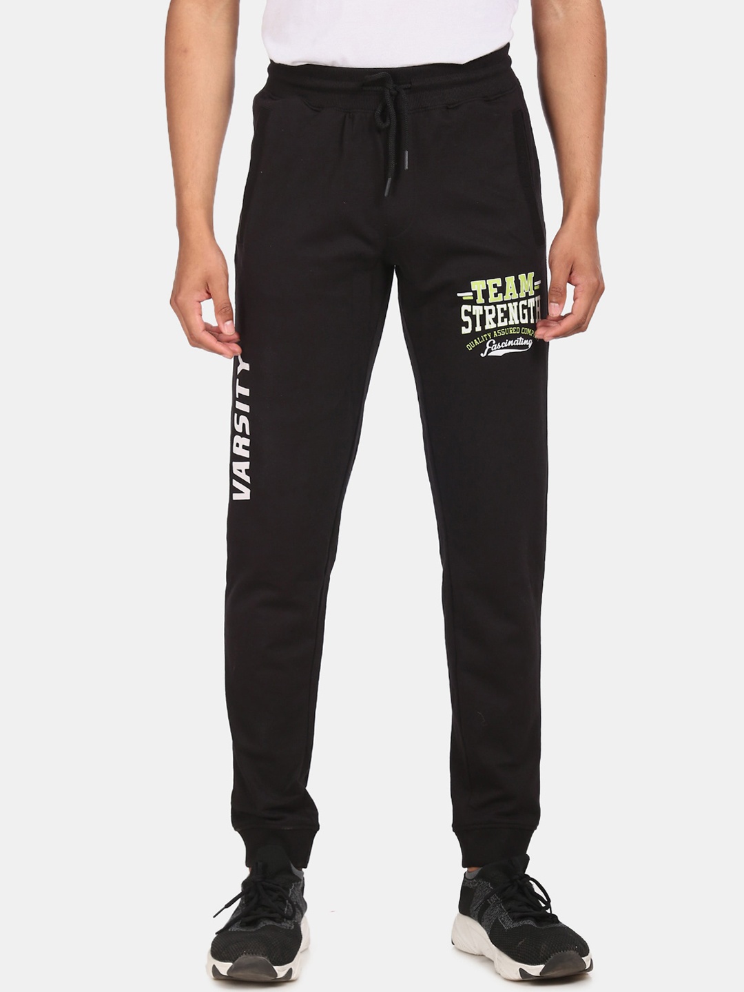 

Colt Men Black Printed Cotton Joggers