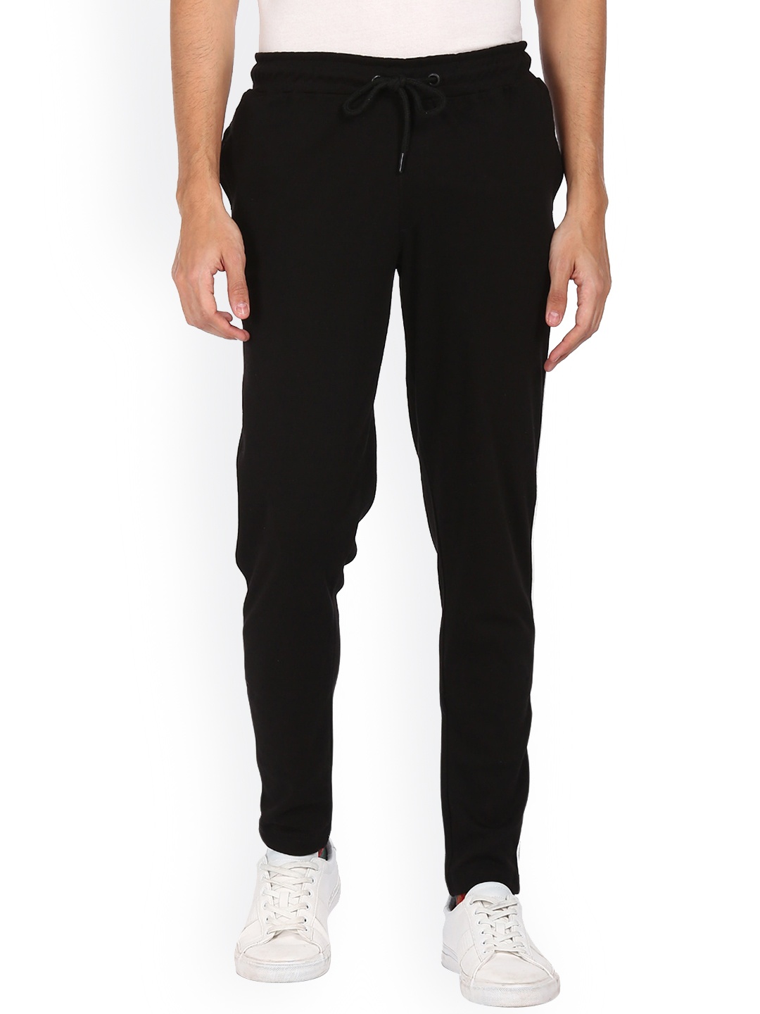 

Colt Men Black Solid Cotton Track Pants