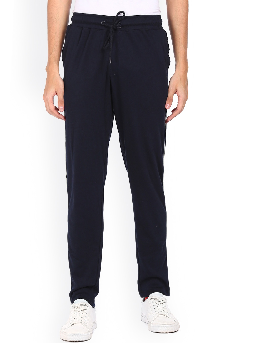 

Colt Men Navy Blue Solid Cotton Track Pants