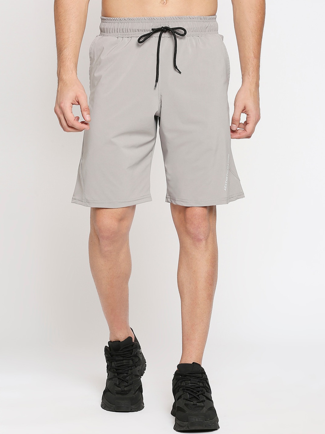 

AESTHETIC NATION Men Grey Regular Shorts