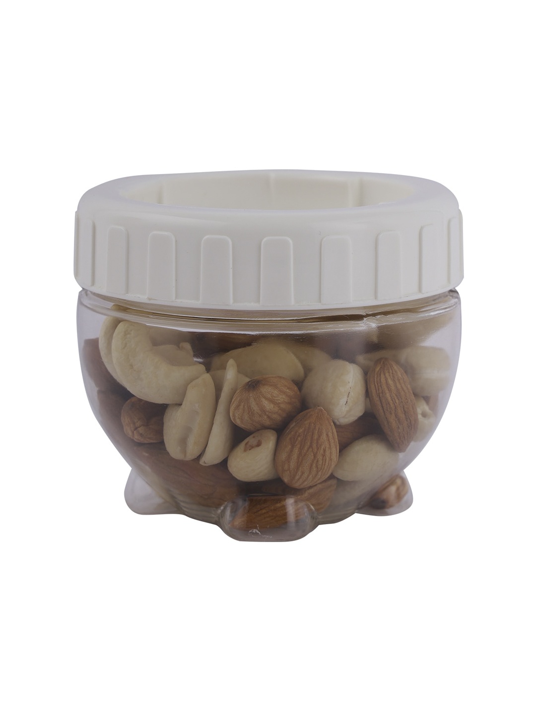 

Lock & Lock Transparent & White Solid BPA Free Food Container With Lid