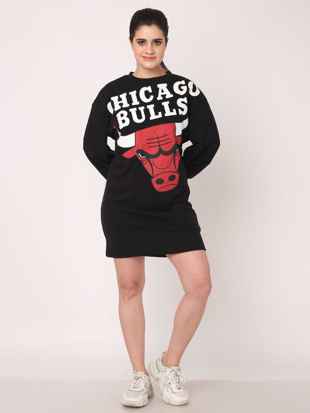 

NoBarr Black & Red T-shirt Dress