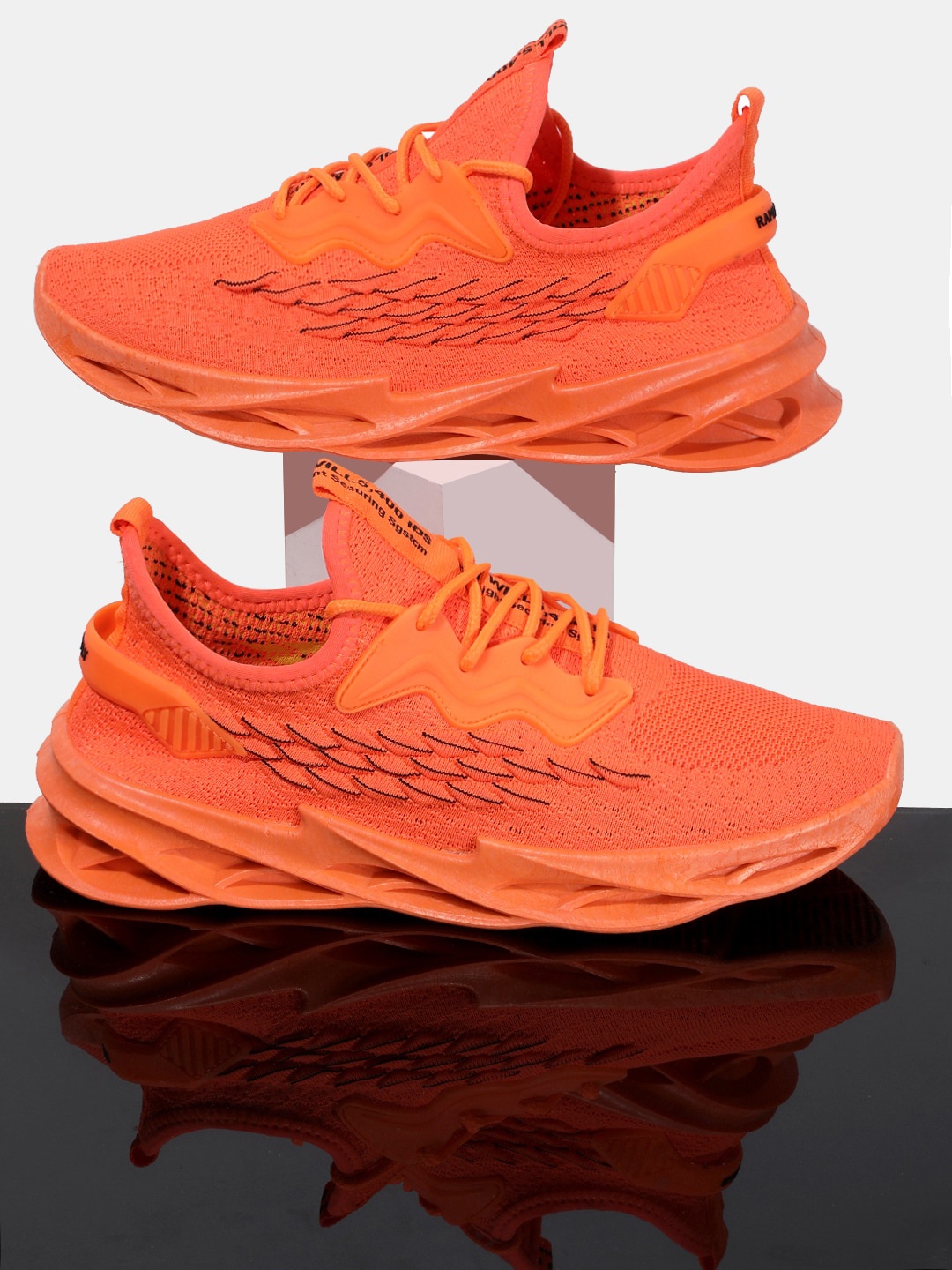 

RapidBox Men Orange Sneakers