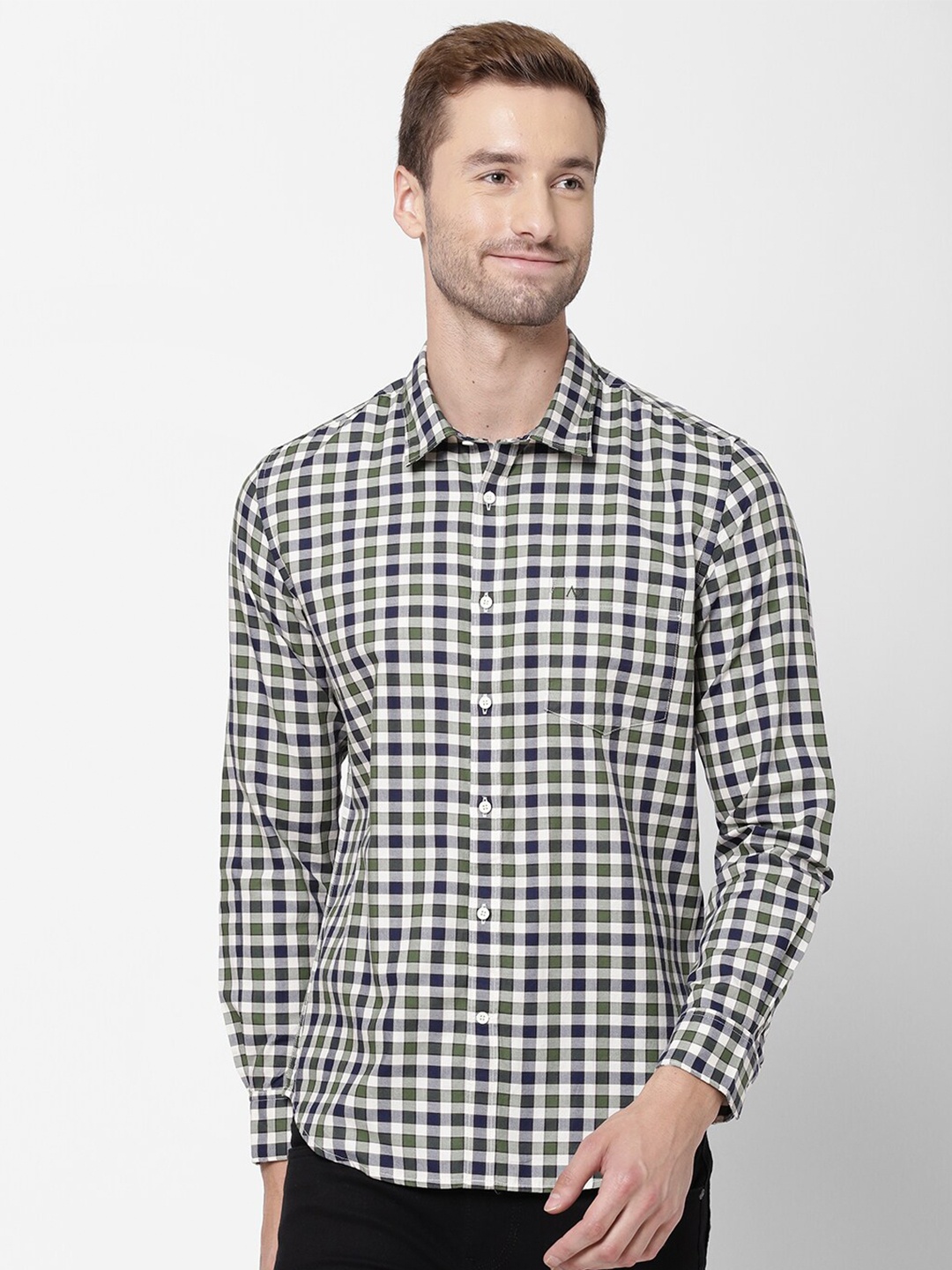 

AD By Arvind Men Checked Cotton Casual Shirt, Multi