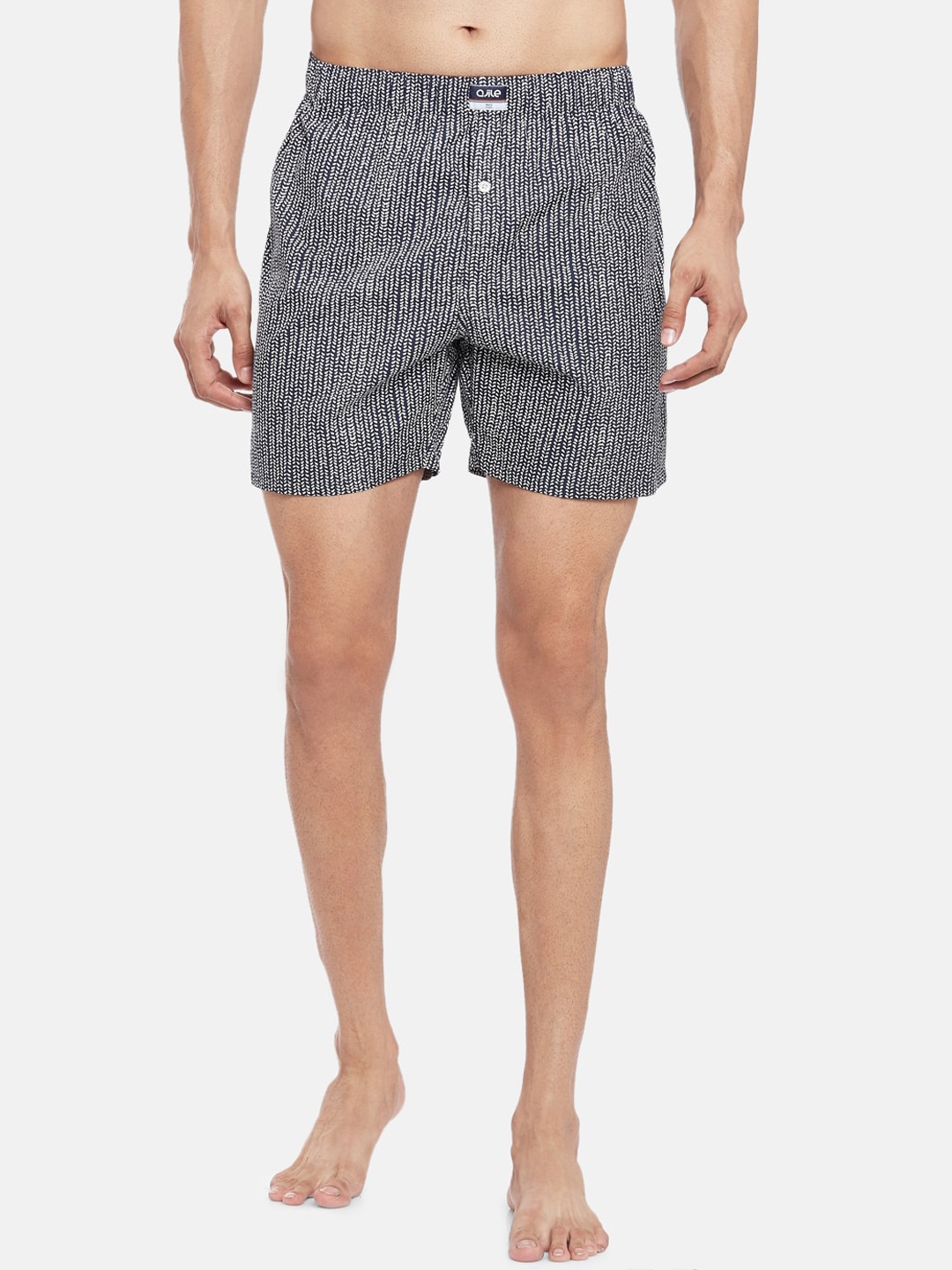

Ajile by Pantaloons Men Blue & White Printed Pure Cotton Boxers 8905172701590