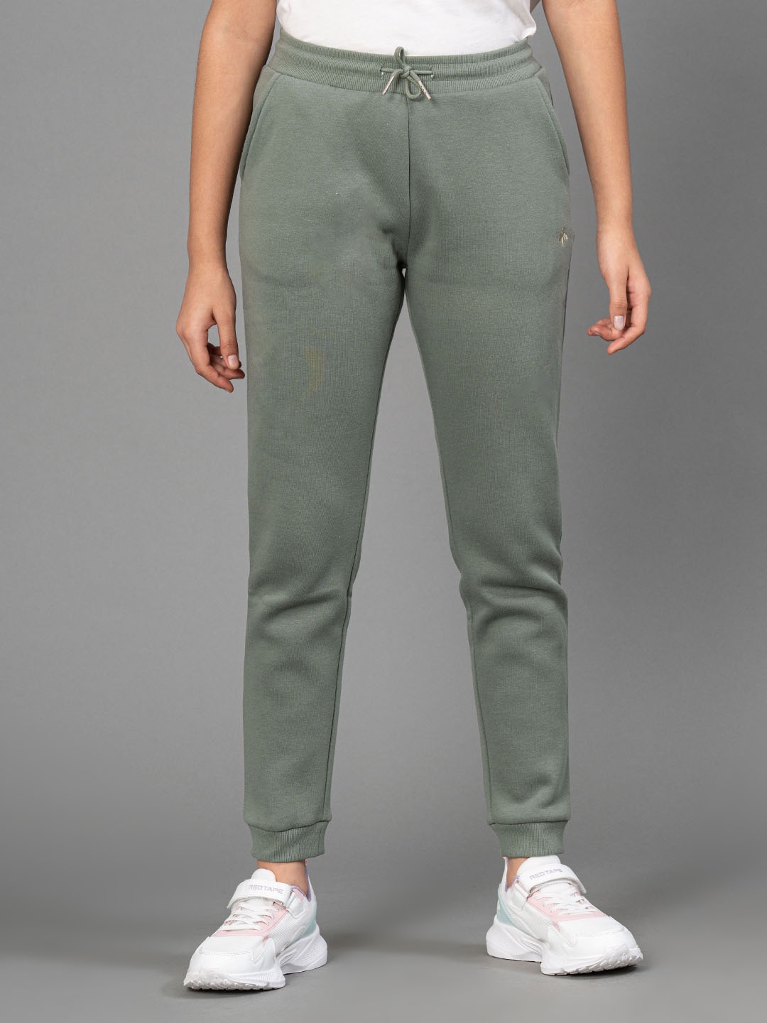 

Mode by Red Tape Girls Olive Green Joggers Trousers
