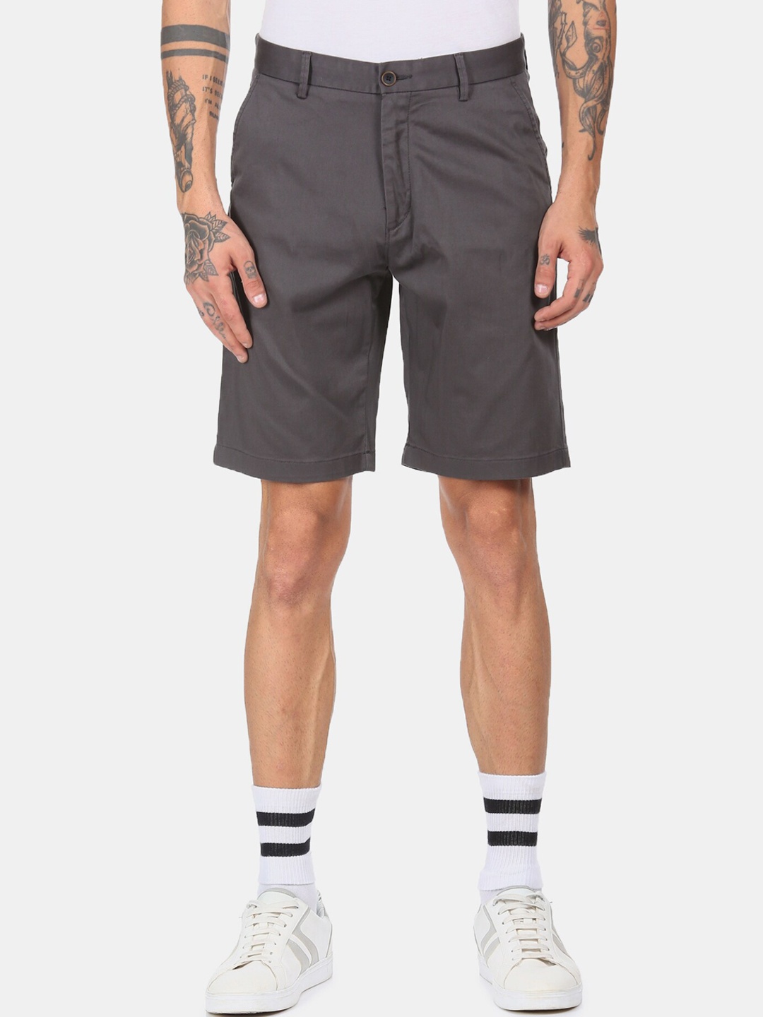 

Arrow Sport Men Grey Chino Shorts