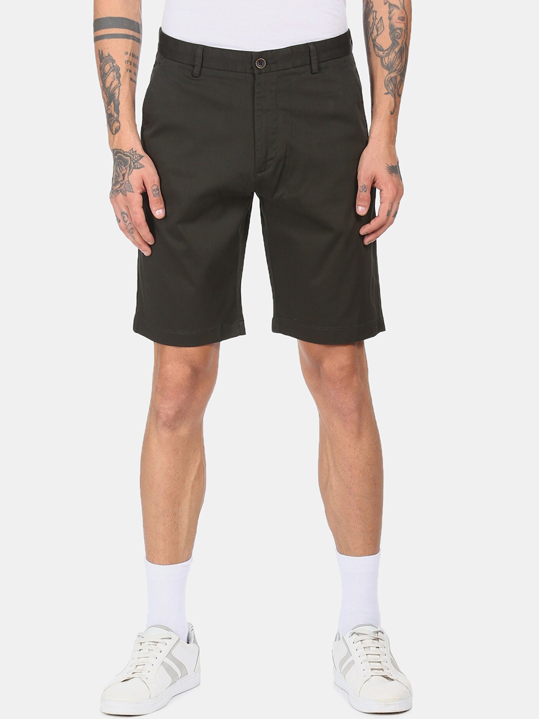 

Arrow Sport Men Green Regular Shorts