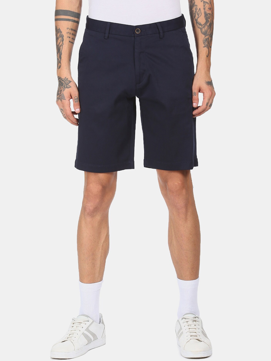 

Arrow Sport Men Navy Blue Regular Shorts