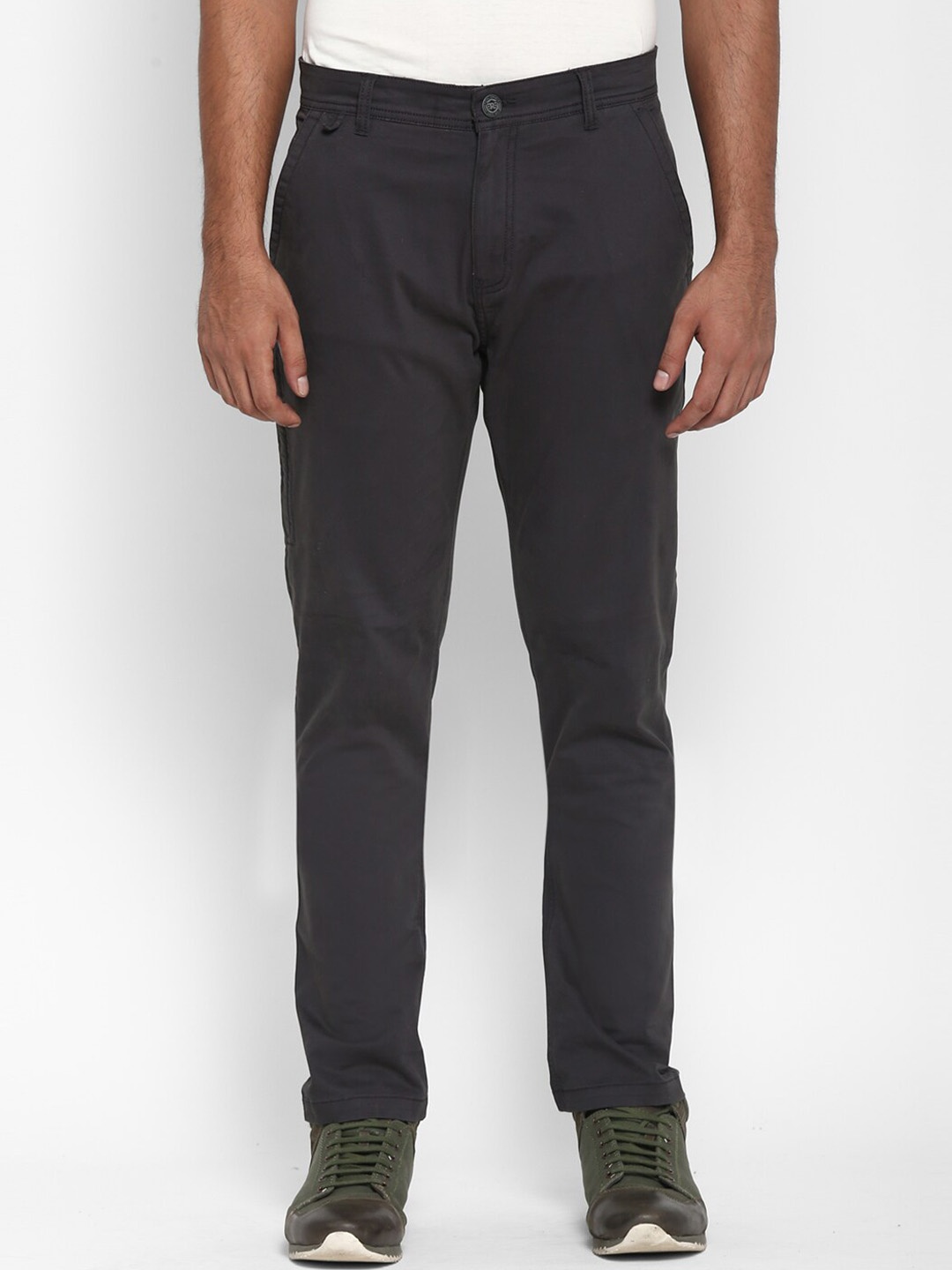 

Royal Enfield Men Black Chinos