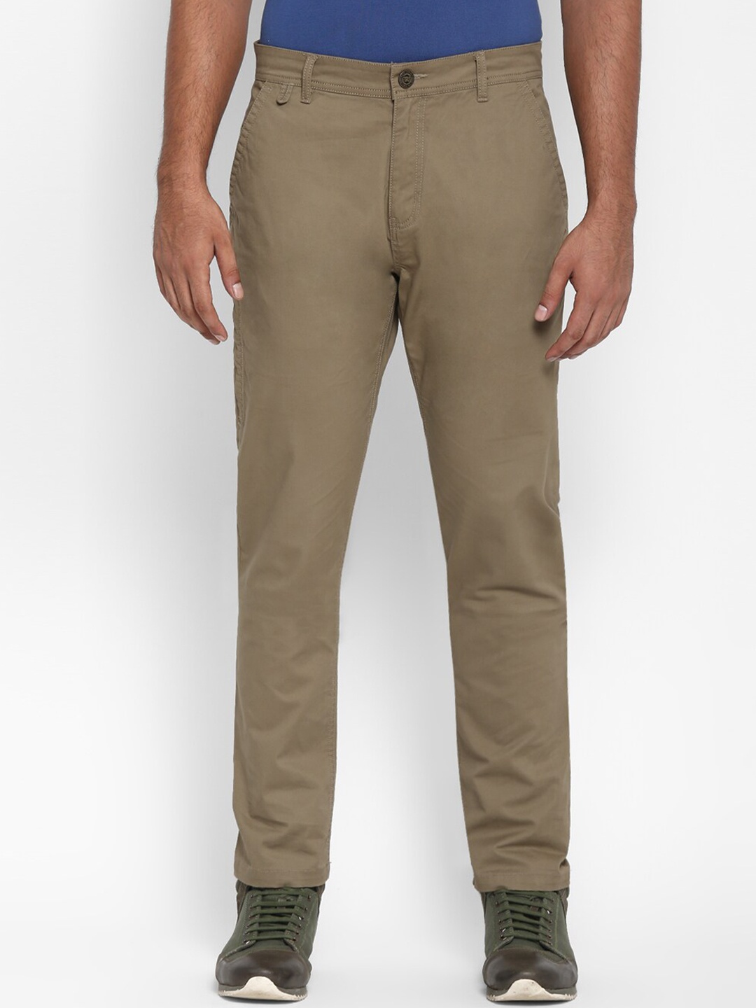 

Royal Enfield Men Green Chinos Trousers