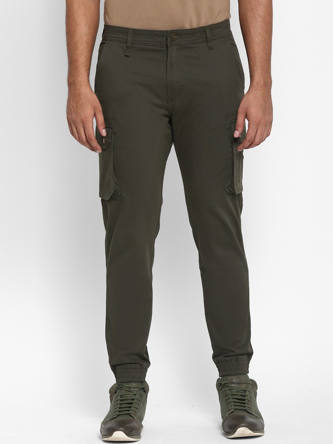 

Royal Enfield Men Green Cargos Trousers