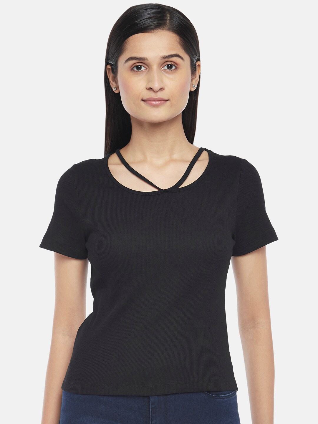 

People Black Regular Top