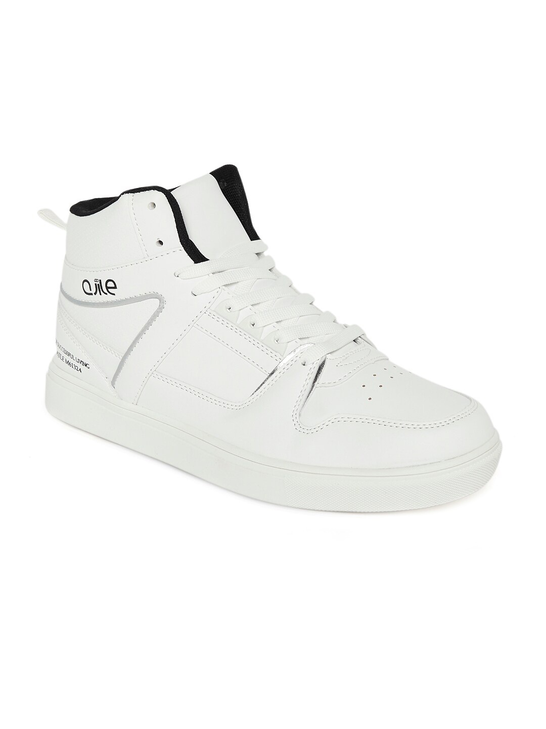 

Ajile by Pantaloons Men White PU Sneakers