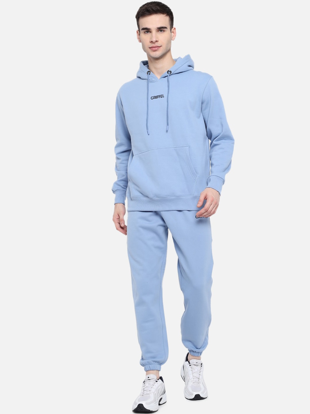 

GRIFFEL Men Blue Solid Tracksuit