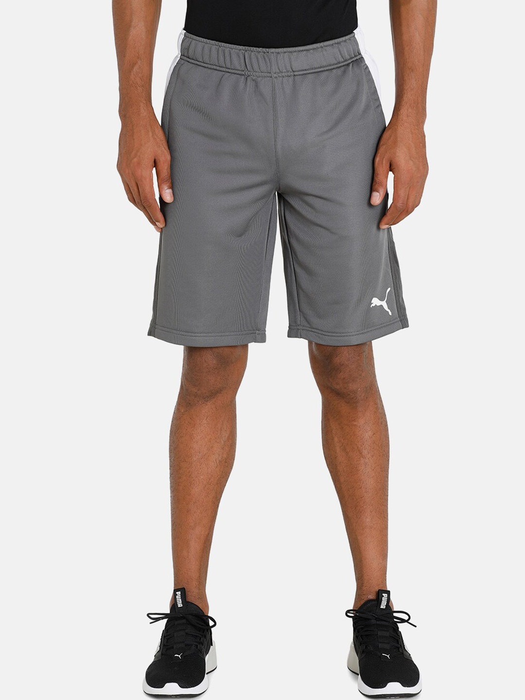 

Puma Men Grey Regular Fit Sports Shorts