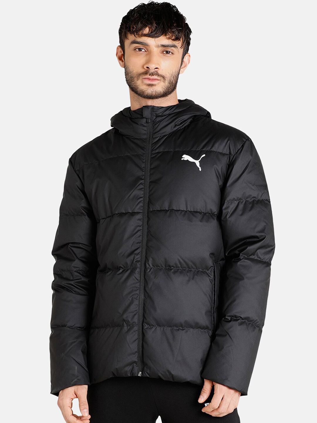 

Puma Men Black Essential+ Regular Fit Down Jacket