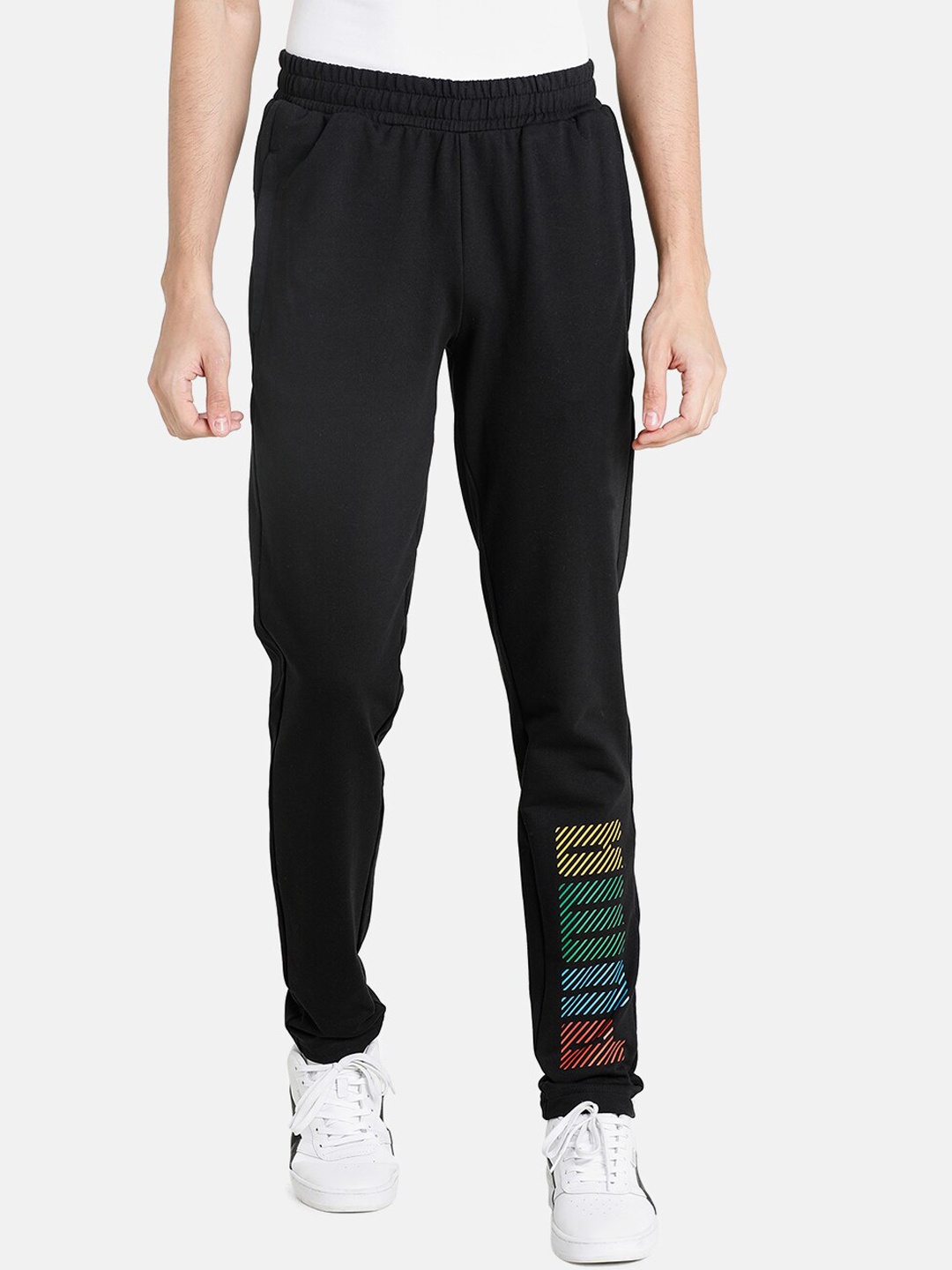 

Puma Men Graphic Printed Slim Fit Pants, Black
