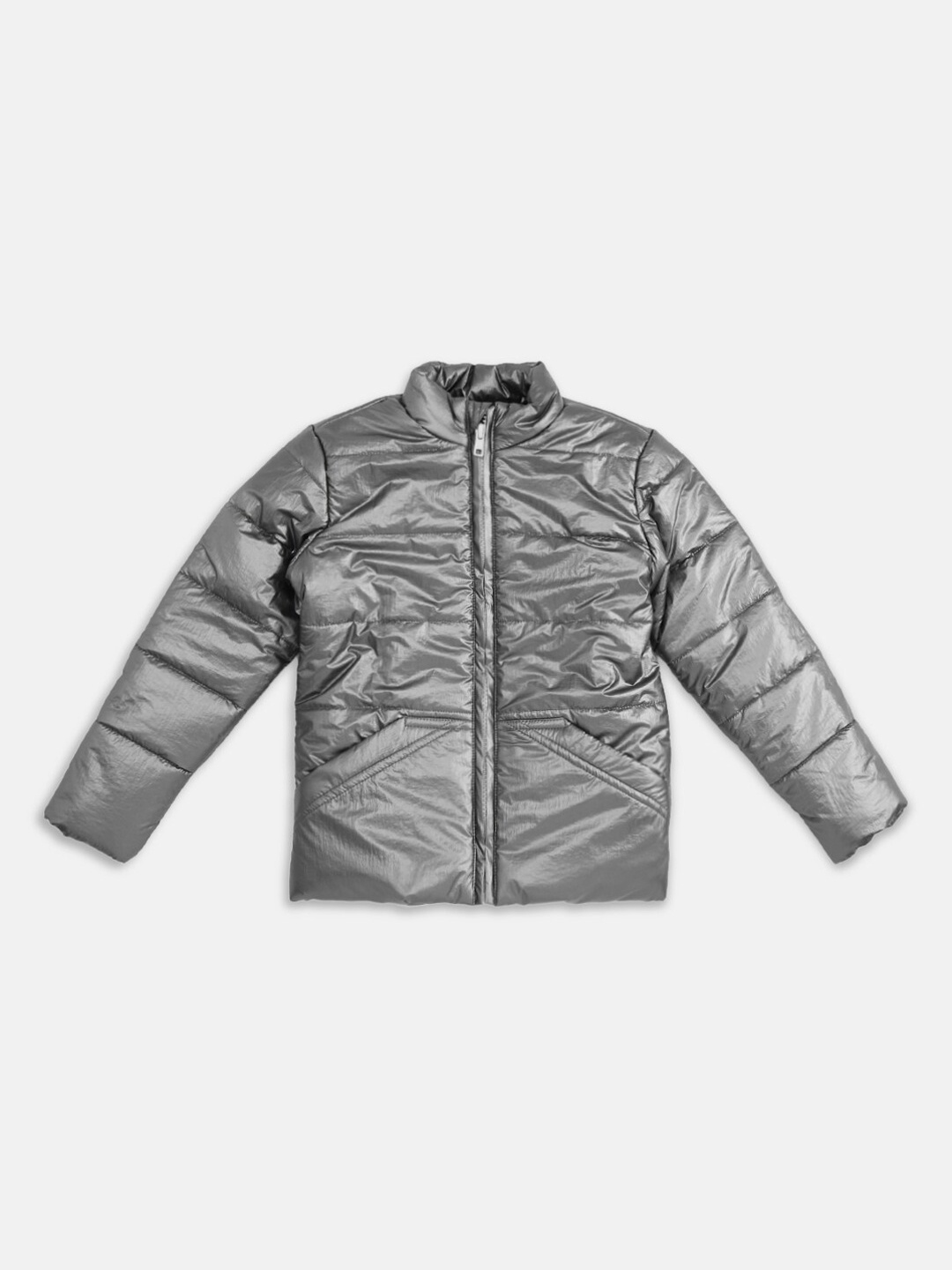 

Pantaloons Junior Girls Grey Puffer Jacket