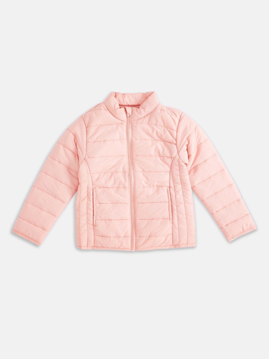 

Pantaloons Junior Girls Pink Puffer Jacket