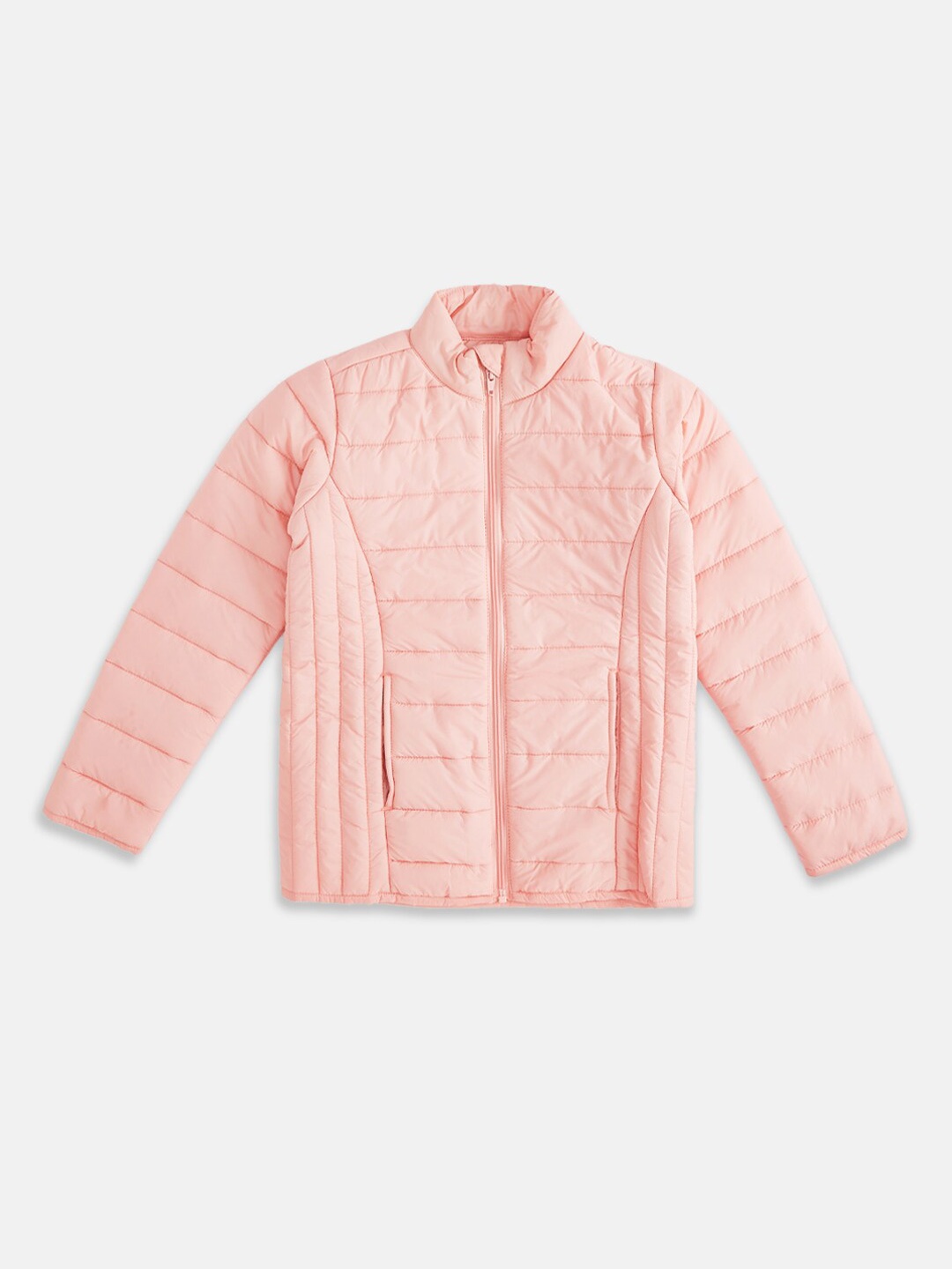

Pantaloons Junior Girls Pink Puffer Jacket