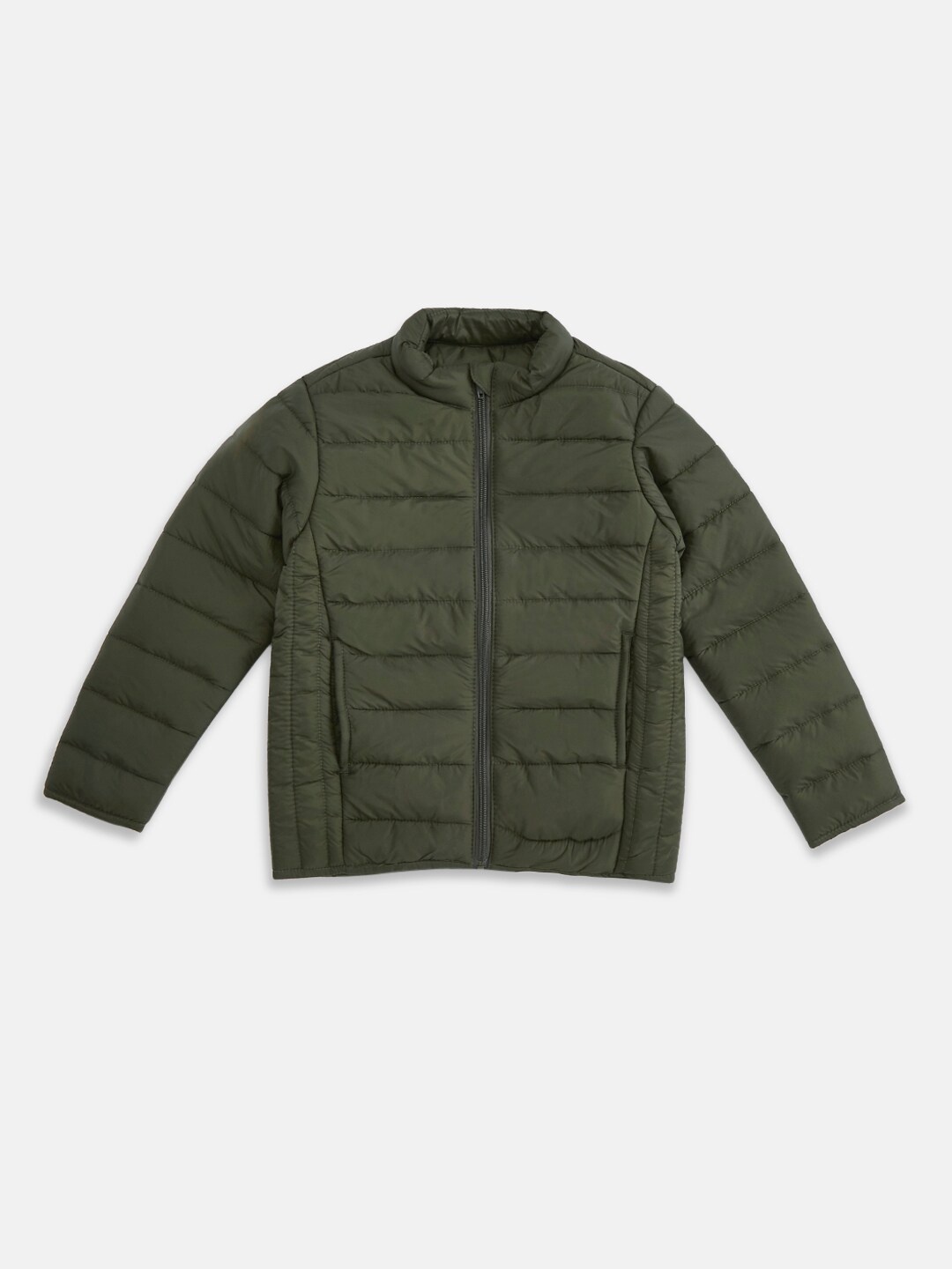 

Pantaloons Junior Boys Olive Green Puffer Jacket