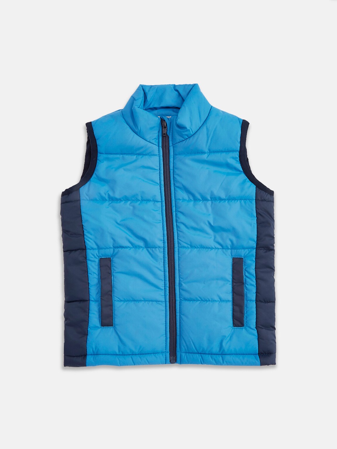 

Pantaloons Junior Boys Blue Padded Jacket