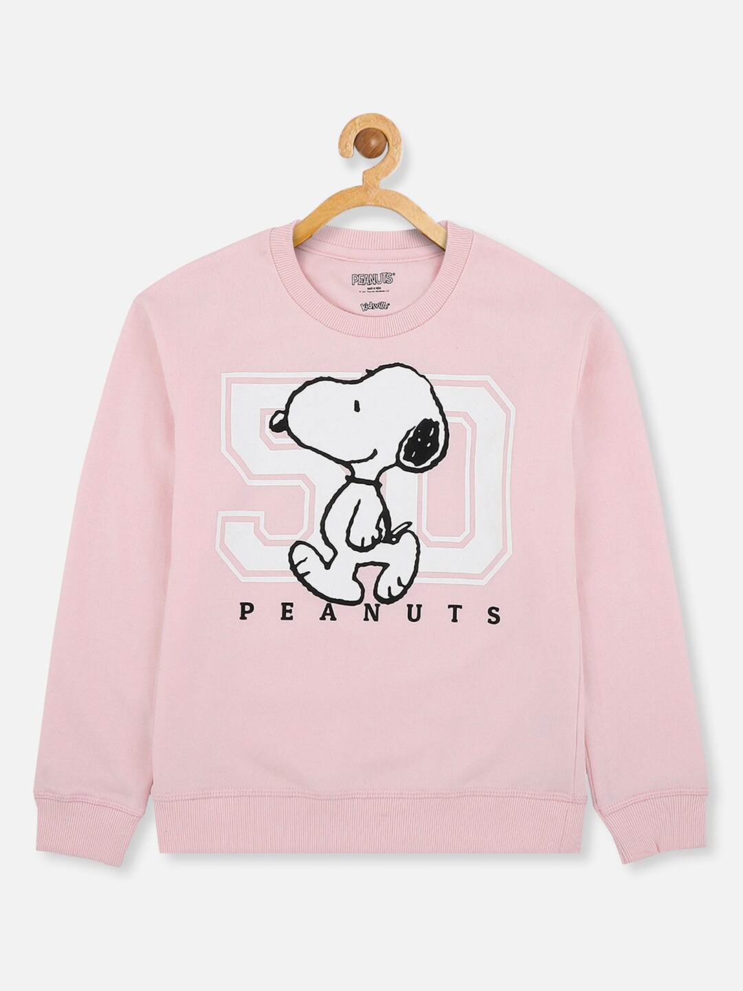 

Kids Ville Girls Peanuts Featured Sweatshirt, Pink