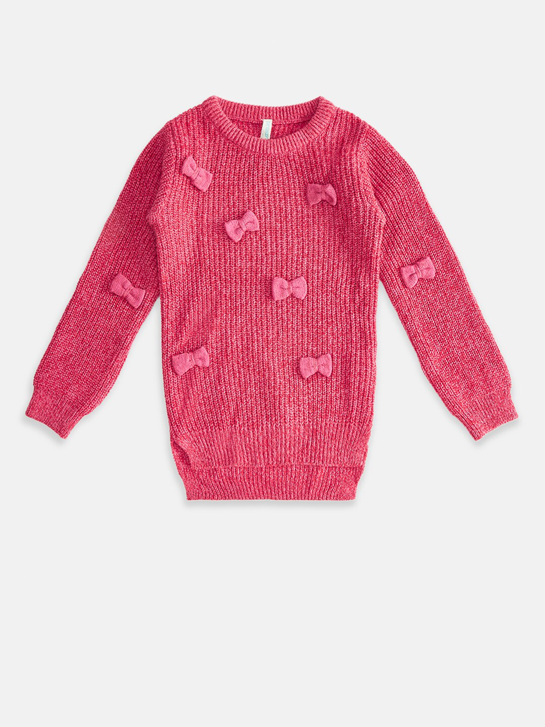 

Pantaloons Junior Girls Fuchsia Pink Acrylic Sweater