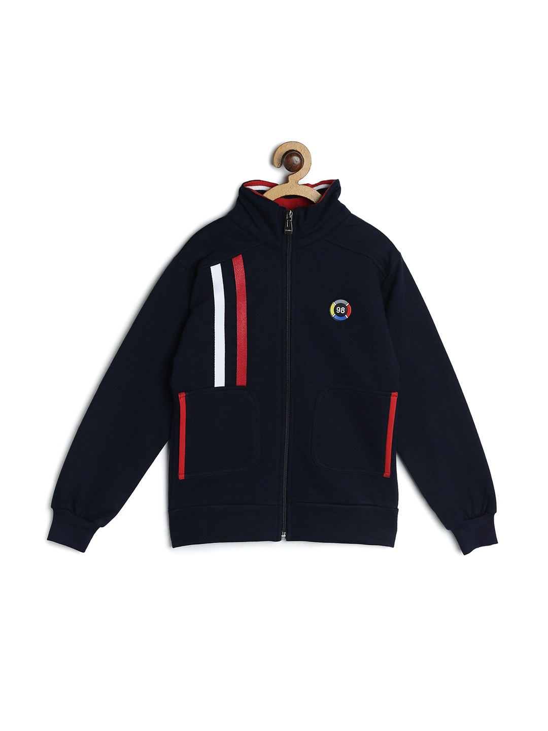 

SWEET ANGEL Boys Navy Blue Hooded Sweatshirt