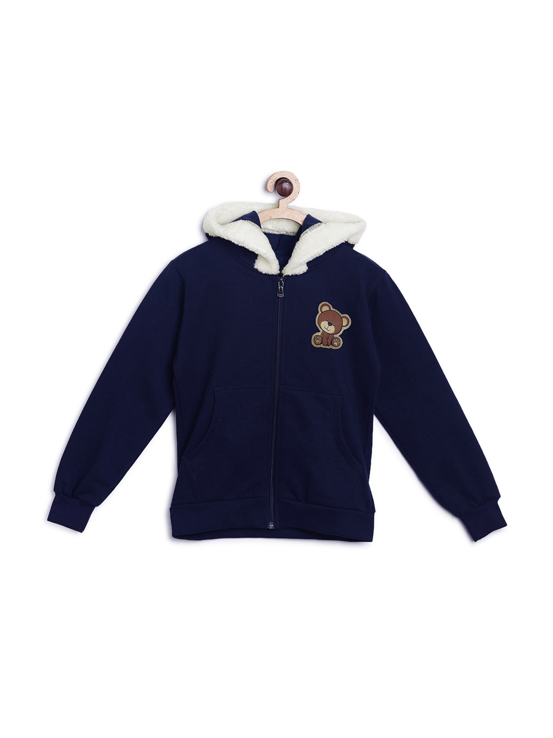 

SWEET ANGEL Boys Navy Blue Hooded Sweatshirt
