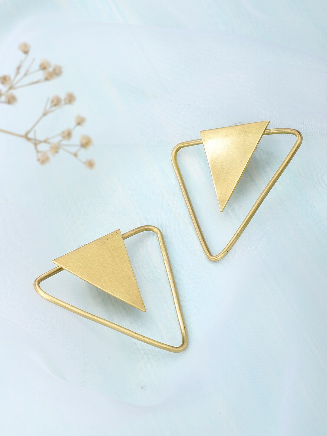 

Fabindia Gold-Toned Contemporary Studs Earrings