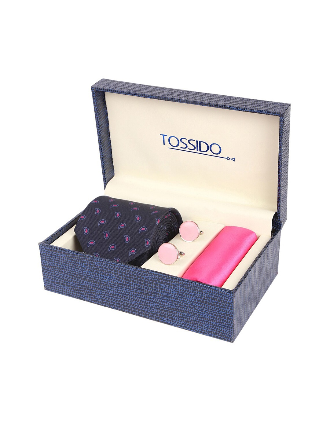 

Tossido Men Microfibre Accessory Gift Set, Black