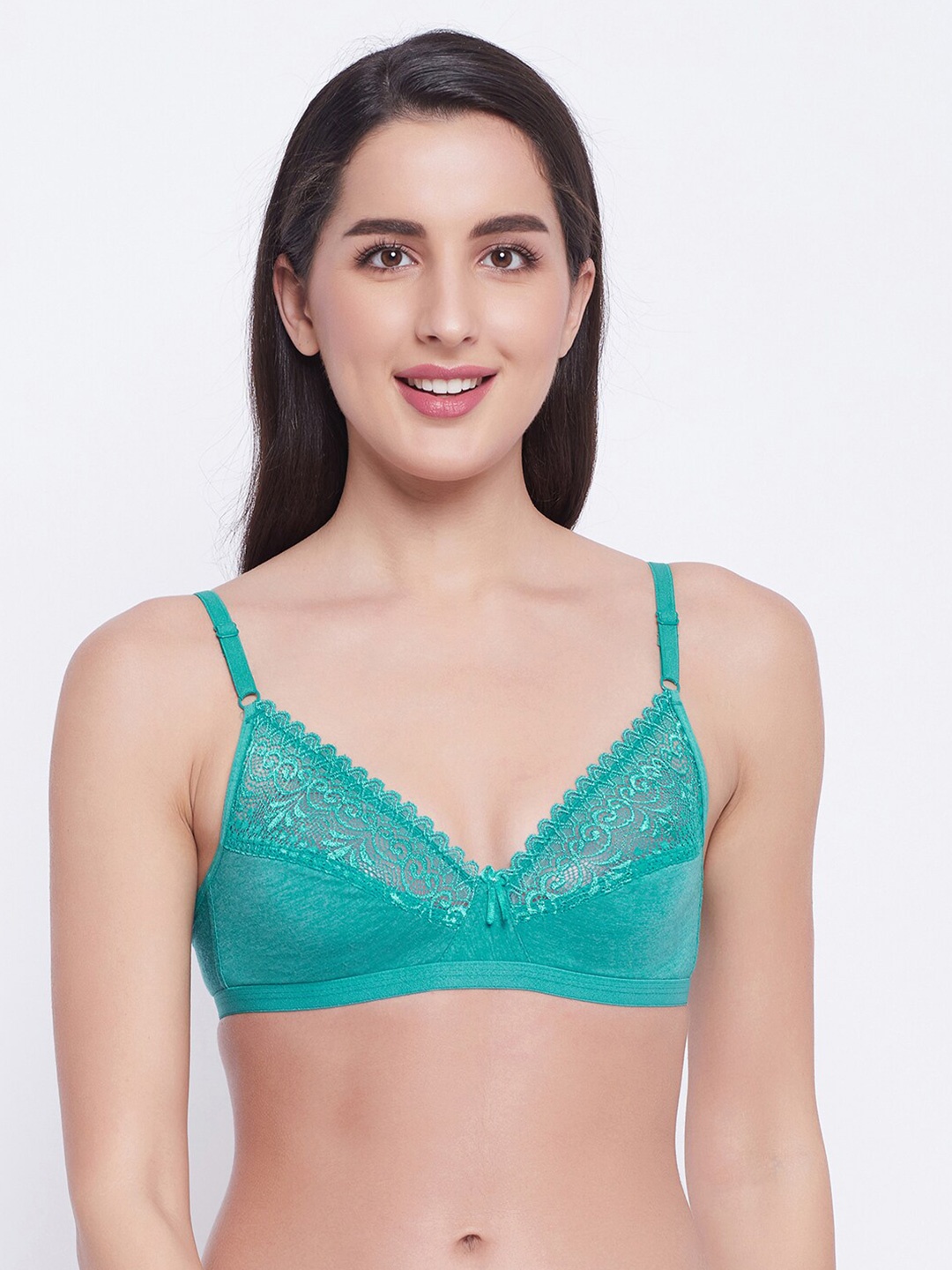 

Clovia Teal Green Everyday Bra