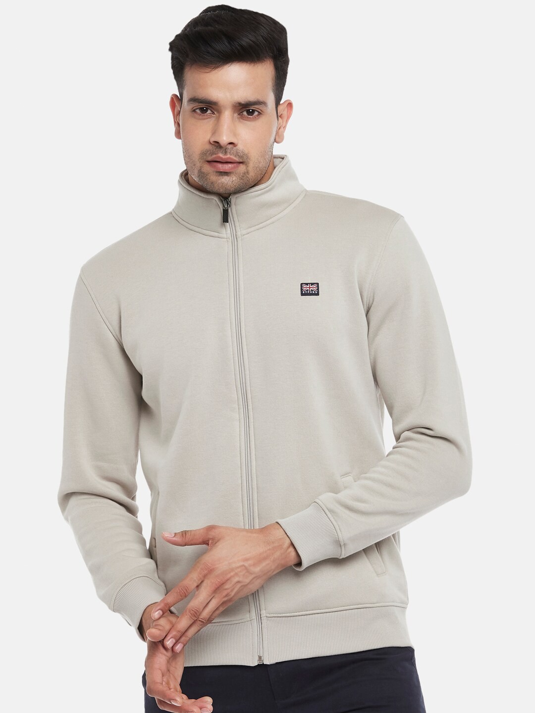 

BYFORD by Pantaloons Men Beige Sweatshirt