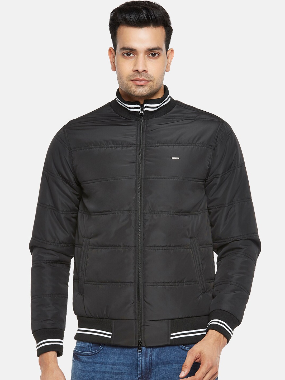 

People Men Black Bomber Jacket